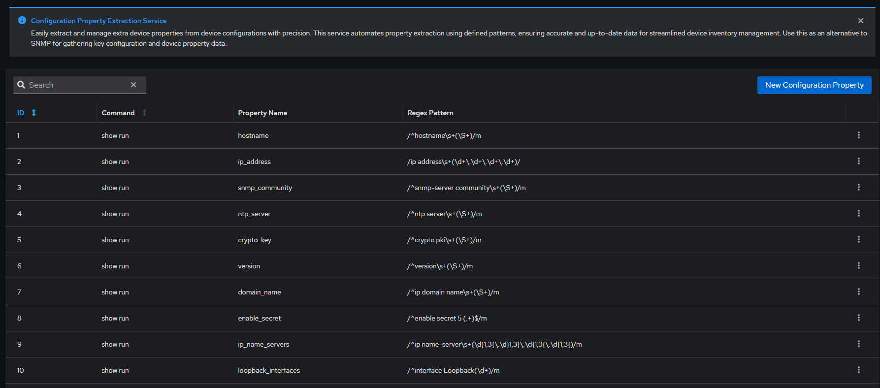 Screenshot showing Configuration Properties section