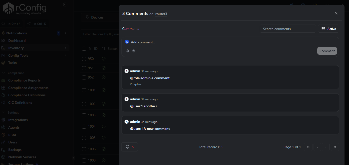 Activity panel placeholder