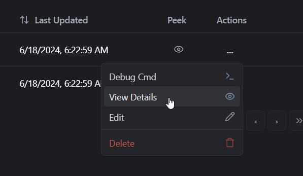 Detailed compliance results page showing per-device status