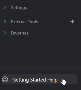 rConfig V8 Getting Started sidebar with quick links to network device setup and configuration tutorials